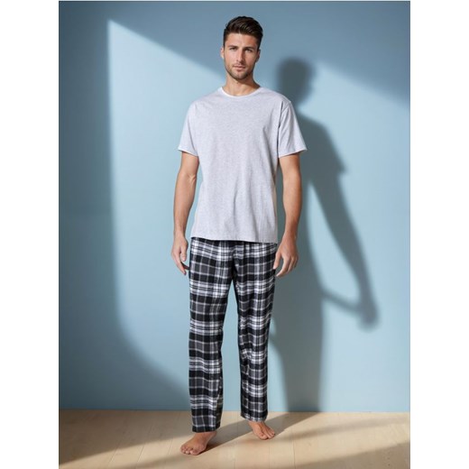 Sinsay - Piżama dwuczęściowa - szary ze sklepu Sinsay w kategorii Piżamy męskie - zdjęcie 176466705