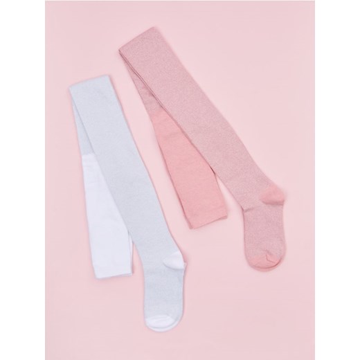 Sinsay - Rajstopy 2 pack - wielobarwny Sinsay 110/116 Sinsay