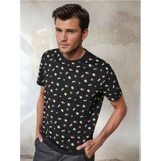 Sinsay - Koszulka - czarny ze sklepu Sinsay w kategorii T-shirty męskie - zdjęcie 176467089