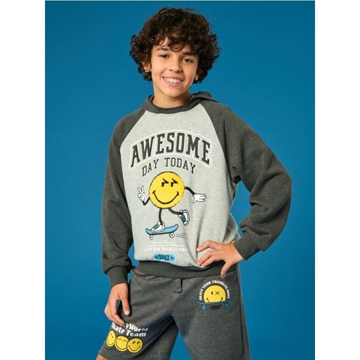 Sinsay - Bluza SmileyWorld® - szary ze sklepu Sinsay w kategorii Bluzy chłopięce - zdjęcie 176467635