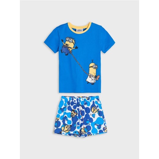Sinsay - Piżama dwuczęściowa Minionki - granatowy ze sklepu Sinsay w kategorii Piżamy dziecięce - zdjęcie 176467818