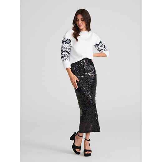 Sinsay - Sweter - kremowy Sinsay XL Sinsay