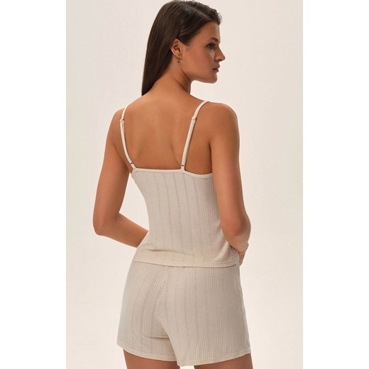 Esotiq piżama damska Pf Jenius 42194-08X, Kolor beżowy, Rozmiar L, Esotiq ze sklepu Intymna w kategorii Piżamy damskie - zdjęcie 176470478