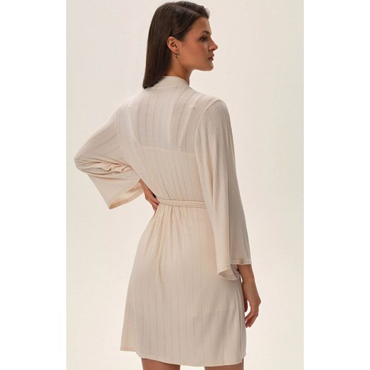 Esotiq szlafrok damski Pf Jenius 42195-08X, Kolor beżowy, Rozmiar L/XL, Esotiq ze sklepu Intymna w kategorii Szlafroki damskie - zdjęcie 176470486