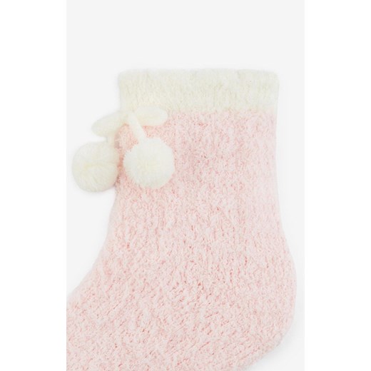 Marilyn skarpetki damskie z pomponami różowe Coozy D40, Kolor różowy, Rozmiar uniwersalny, Marilyn ze sklepu Intymna w kategorii Skarpetki damskie - zdjęcie 176471279