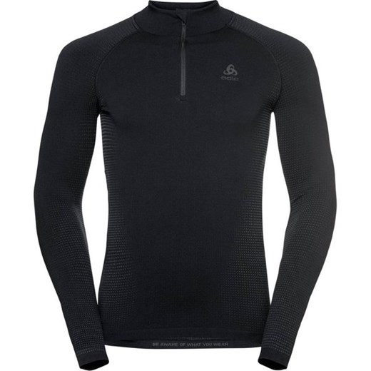 Longsleeve termoaktywny męski The Performance Warm Base Layer Half-Zip Odlo ze sklepu SPORT-SHOP.pl w kategorii Bielizna termoaktywna męska - zdjęcie 176472428