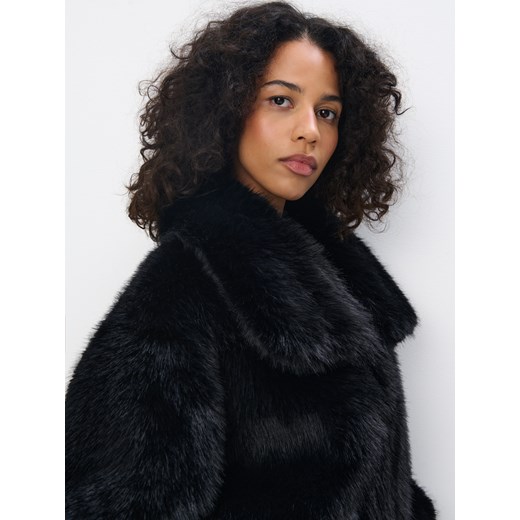Mohito - Sztuczne futerko - czarny Mohito 38 Mohito
