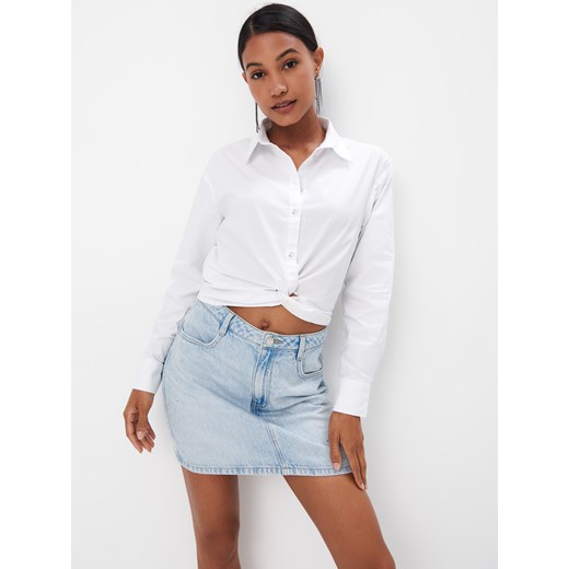 Mohito - Biała koszula - biały ze sklepu Mohito w kategorii Koszule damskie - zdjęcie 176473765