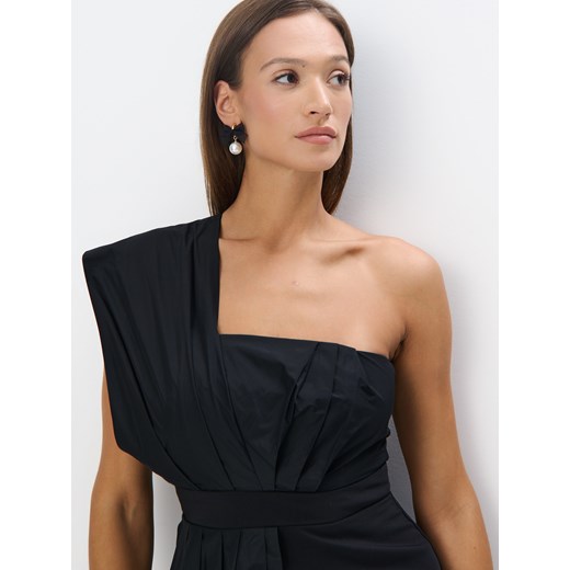 Mohito - Sukienka mini na jedno ramię - czarny Mohito 40 Mohito
