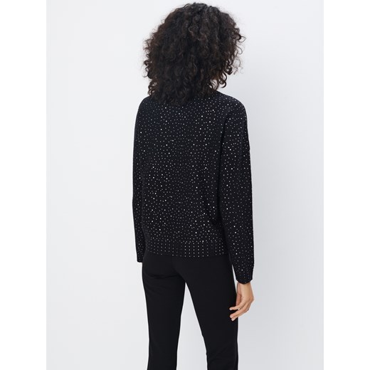 Mohito - Sweter z ozdobnymi dżetami - czarny Mohito M Mohito