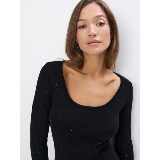 Mohito - Dopasowana sukienka mini - czarny Mohito L Mohito