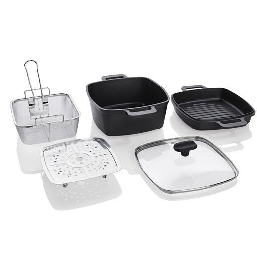 ERNESTO® Garnek wielofunkcyjny z odlewu aluminiowego, 5 elementów Ernesto® One Size LIDL Sklep