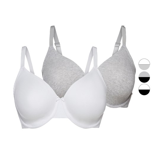 esmara® Biustonosze XXL z fiszbinami, 2 sztuki Esmara® 90E LIDL Sklep
