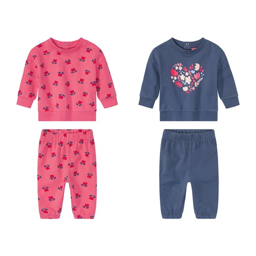 lupilu® Dres niemowlęcy z bawełną organiczną (bluza + spodnie) Lupilu® 62/68 LIDL Sklep