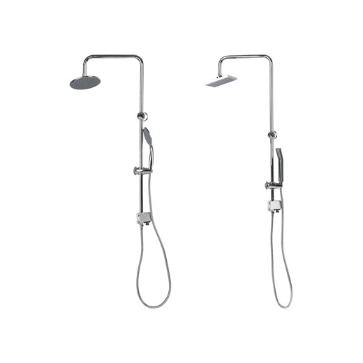 LIVARNO home Zestaw prysznicowy z deszczownicą, z wężem prysznicowym 150 cm Livarno Home One Size LIDL Sklep