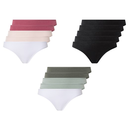 esmara® Stringi damskie z bawełną, 5 par Esmara® S (36/38) LIDL Sklep