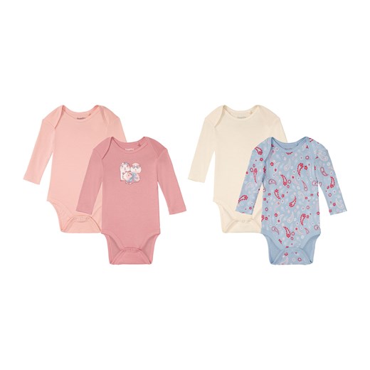 lupilu® Body niemowlęce z biobawełny, 2 sztuki Lupilu® 50/56 LIDL Sklep