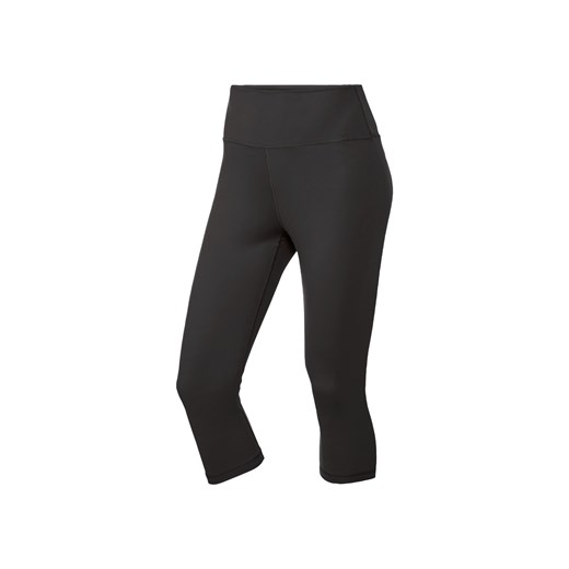 CRIVIT Legginsy sportowe damskie 3/4 (XS (32-34), Czarny) Crivit LIDL Sklep