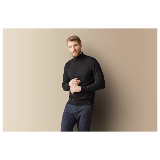 LIVERGY® Sweter męski z golfem (L (52-54), Czarny) Livergy® LIDL Sklep