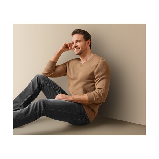 LIVERGY® Sweter dzianinowy męski z wełną merino (L (52/54), Camel) Livergy® LIDL Sklep