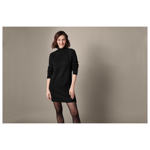 esmara® Sukienka damska z dzianiny (L (44-46), Czarny) Esmara® LIDL Sklep