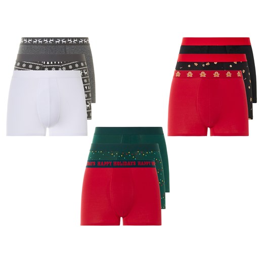 LIVERGY® Bokserki męskie świąteczne, 3 pary Livergy® LIDL Sklep