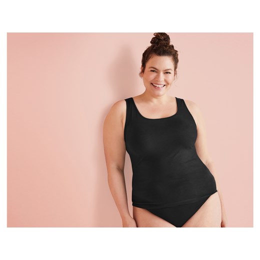 esmara® Koszulki damskie bez rękawów, 3 sztuki (XL (48/50), Czarny) Esmara® LIDL Sklep