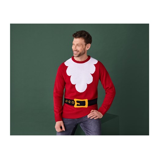 LIVERGY® Sweter świąteczny męski z efektem LED (L (52-54), Święty Mikołaj) Livergy® LIDL Sklep