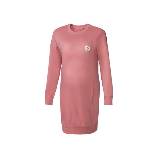 esmara® Sukienka ciążowa dresowa (XL (48/50), Różowy) Esmara® LIDL Sklep