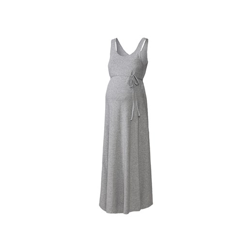 esmara® Sukienka damska ciążowa maxi (Szary, XS (32/34)) Esmara® LIDL Sklep