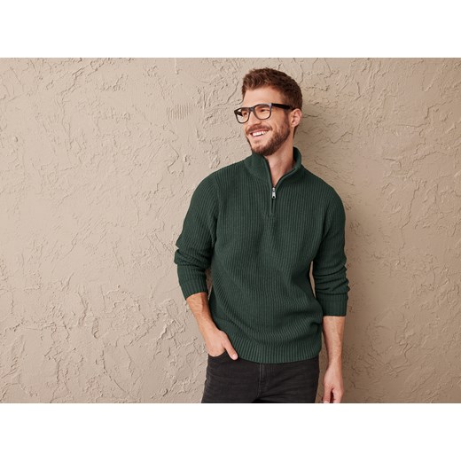 LIVERGY® Sweter troyer męski (L (52-54), Zielony) Livergy® LIDL Sklep