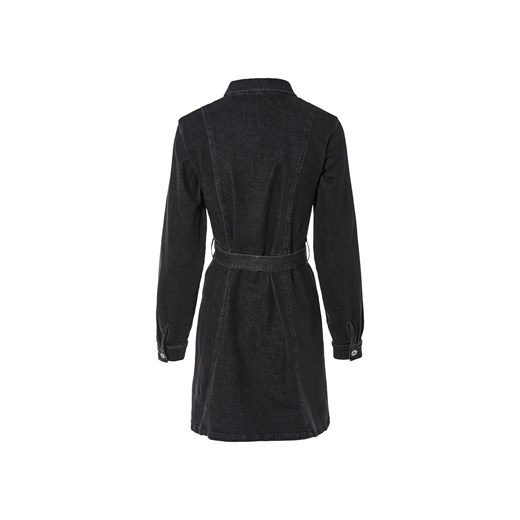 esmara® Sukienka jeansowa damska w stylu bluzki koszulowej (42, Czarny) Esmara® LIDL Sklep