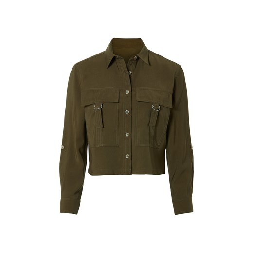 esmara® Kurtka koszulowa damska utility z wiskozą (40, Khaki) Esmara® LIDL Sklep