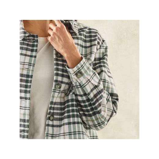 esmara® Koszula damska oversize z flaneli (38, W kratkę) Esmara® LIDL Sklep