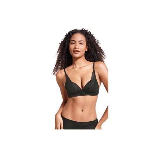 esmara® Biustonosz braletka z koronką i miseczkami push-up (M (40/42), Czarny) Esmara® LIDL Sklep