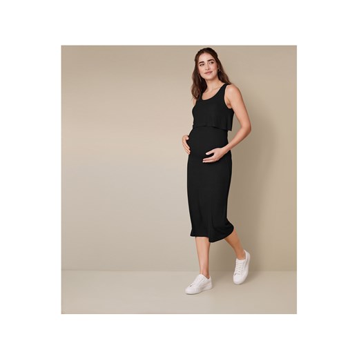esmara® Sukienka ciążowa damska z wiskozą (XL (48-50), Czarny) Esmara® LIDL Sklep