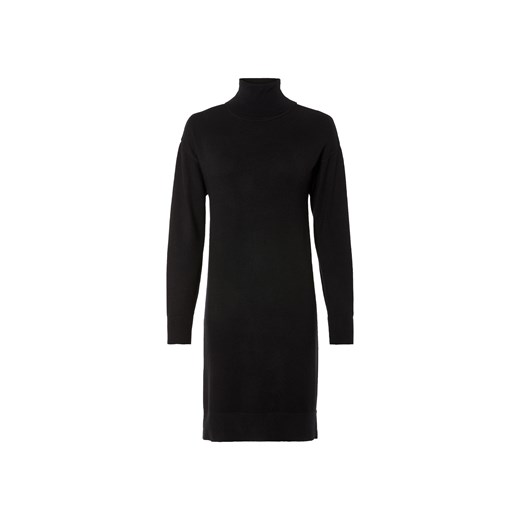 esmara® Sukienka damska z dzianiny, z golfem (S (36-38), Czarny) Esmara® LIDL Sklep