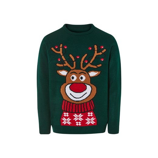LIVERGY® Sweter świąteczny męski z efektem LED (XL (56/58), Renifer) Livergy® LIDL Sklep