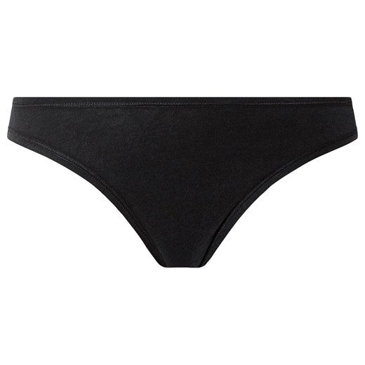 esmara® Stringi damskie z bawełną, 5 par (Czarny, L (44/46)) Esmara® LIDL Sklep