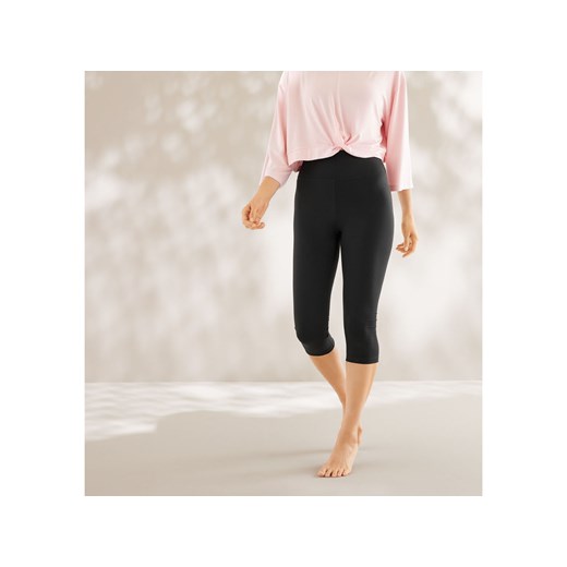CRIVIT Legginsy sportowe damskie 3/4 (XS (32-34), Czarny) Crivit LIDL Sklep