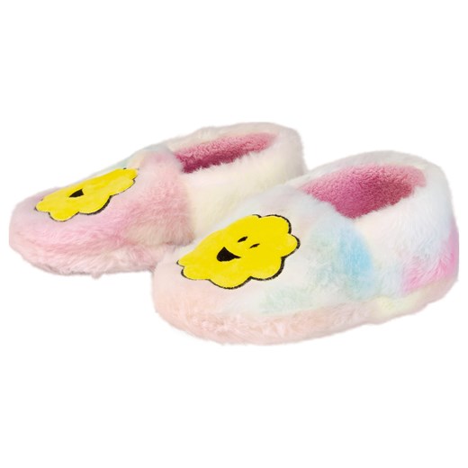 lupilu® Kapcie dziecięce z pluszu (24/25, Różowy/ żółty) Lupilu® LIDL Sklep