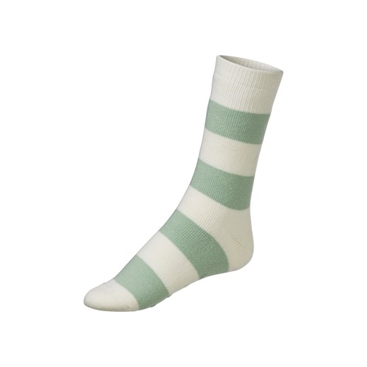 esmara® Skarpety termiczne damskie, 2 pary (35-38, biało-zielony/zielony) Esmara® LIDL Sklep