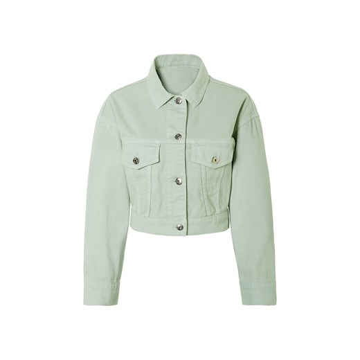 esmara® Kurtka jeansowa damska z bawełny, cropped (Jasnozielony, 42) Esmara® LIDL Sklep