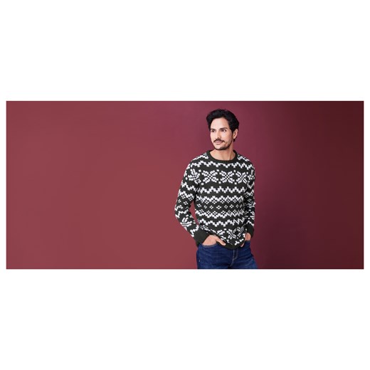 LIVERGY® Sweter świąteczny męski (M (48/50), Czarny) Livergy® LIDL Sklep