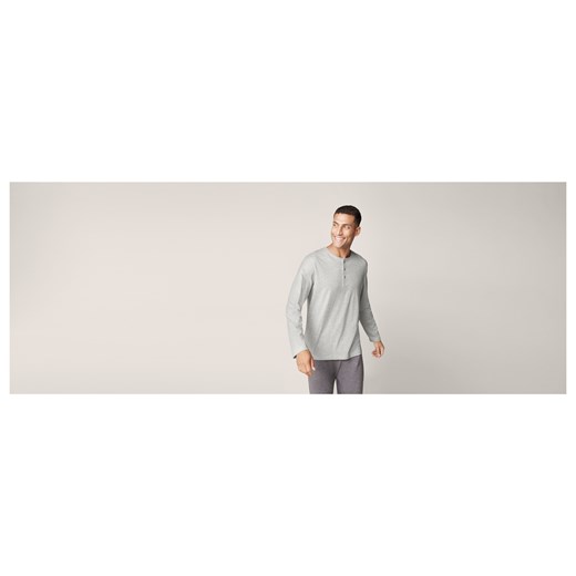 LIVERGY® Koszulka męska do spania z bawełną (M (48/50), Szary) Livergy® LIDL Sklep