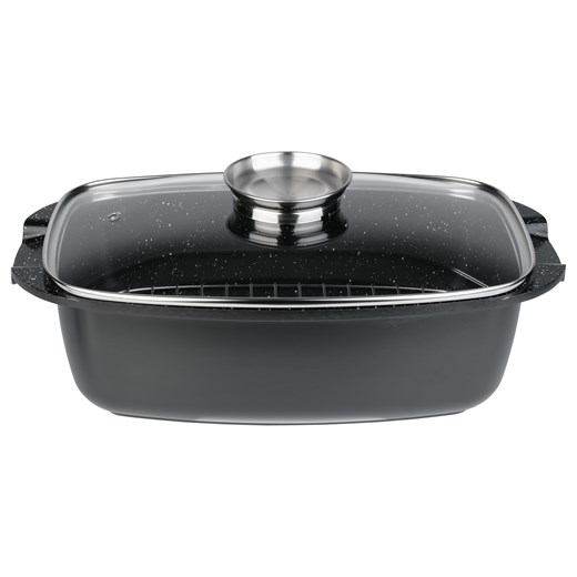 LIVARNO home Brytfanna aluminiowa z powłoką ceramiczną z pokrywką, 6 L Livarno Home promocyjna cena LIDL Sklep
