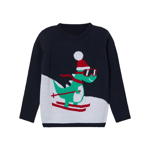 lupilu® Sweter świąteczny chłopięcy (122/128, Granatowy) Lupilu® LIDL Sklep