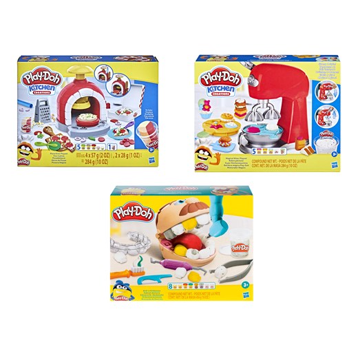 Play Doh Zestaw ciastoliny - dentysta, fryzjer lub mikser, 1 sztuka Play Doh LIDL Sklep