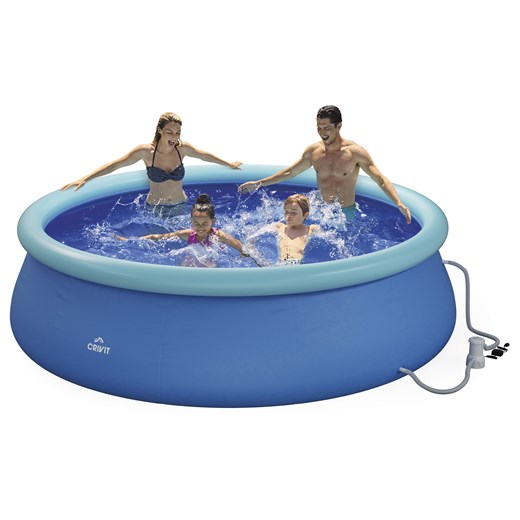 CRIVIT Basen quick-pool z pompą filtrującą, Ø 300 x 76 cm Crivit okazyjna cena LIDL Sklep