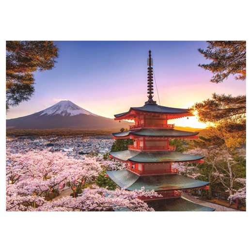 Ravensburger Puzzle 1000 elementów (Kwiat wiśni w Japonii) Ravensburger LIDL Sklep